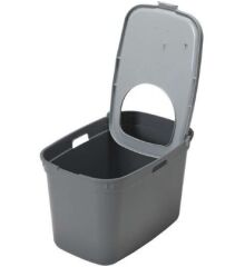 Moderna Top Cat Kapalı Tuvalet Beyaz Gri 59 Cm