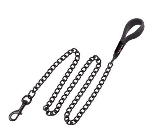 Nunbell Soft Tutma Siyah Zincir Gezdirme Tasması 2 M