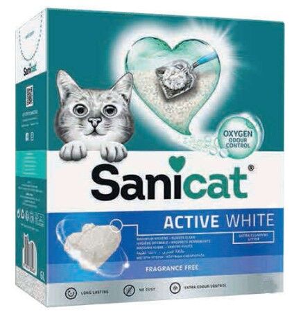 Sanicat Active White Kedi Kumu 10 Lt