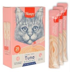 Wanpy Ton Balığ&Karides Sıvı Kedi ÖdülÜ 25x14gr