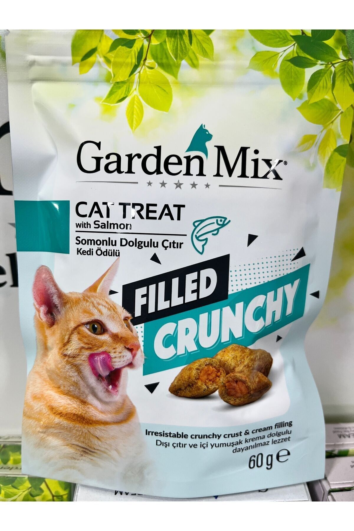 Somonlu İçi Dolgulu Kedi Ödülü 60gr
