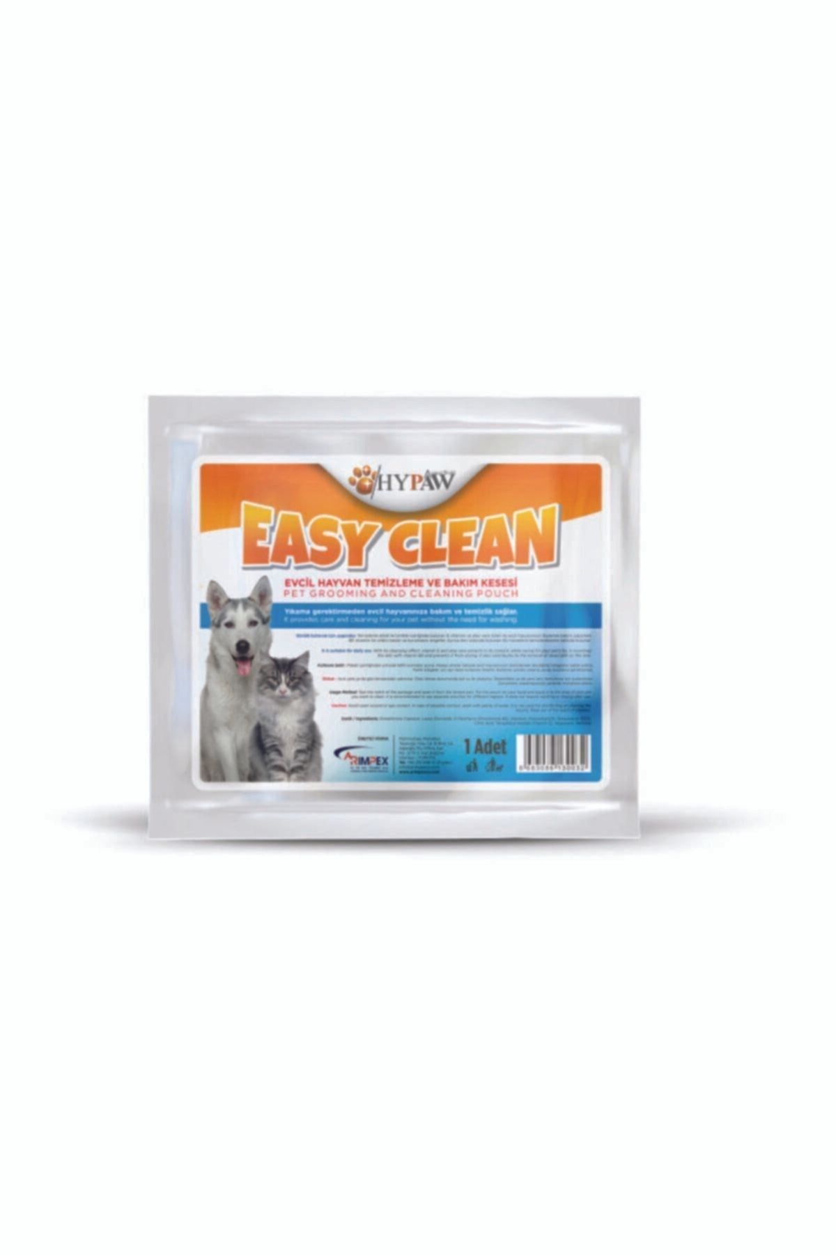 Easy Clean Evcil Hayvan Temizleme Ve Bakım Kesesi Tekli Paket