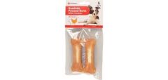 Tavuk Eti Kaplı Kemik Köpek Ödülü 2 li 10 cm 120 gr