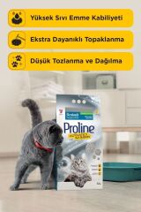 Proline Aktif Karbonlu Topaklanan Doğal Kedi Kumu 10 Lt