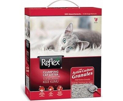 Reflex Granül Aktif Karbonlu Süper Hızlı Topaklanan Kedi Kumu 10lt