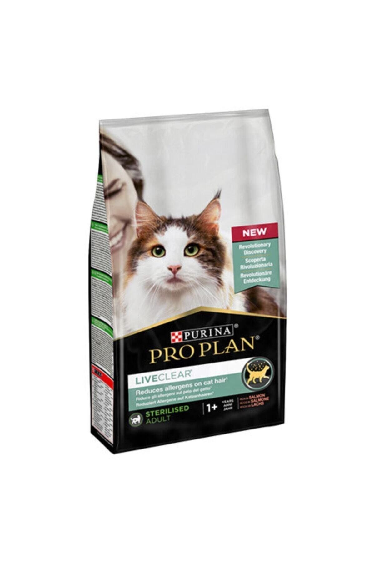 ProPlan LiveClear Sterilized Somonlu Alerji Önleyici Kedi Maması 1,4 kg
