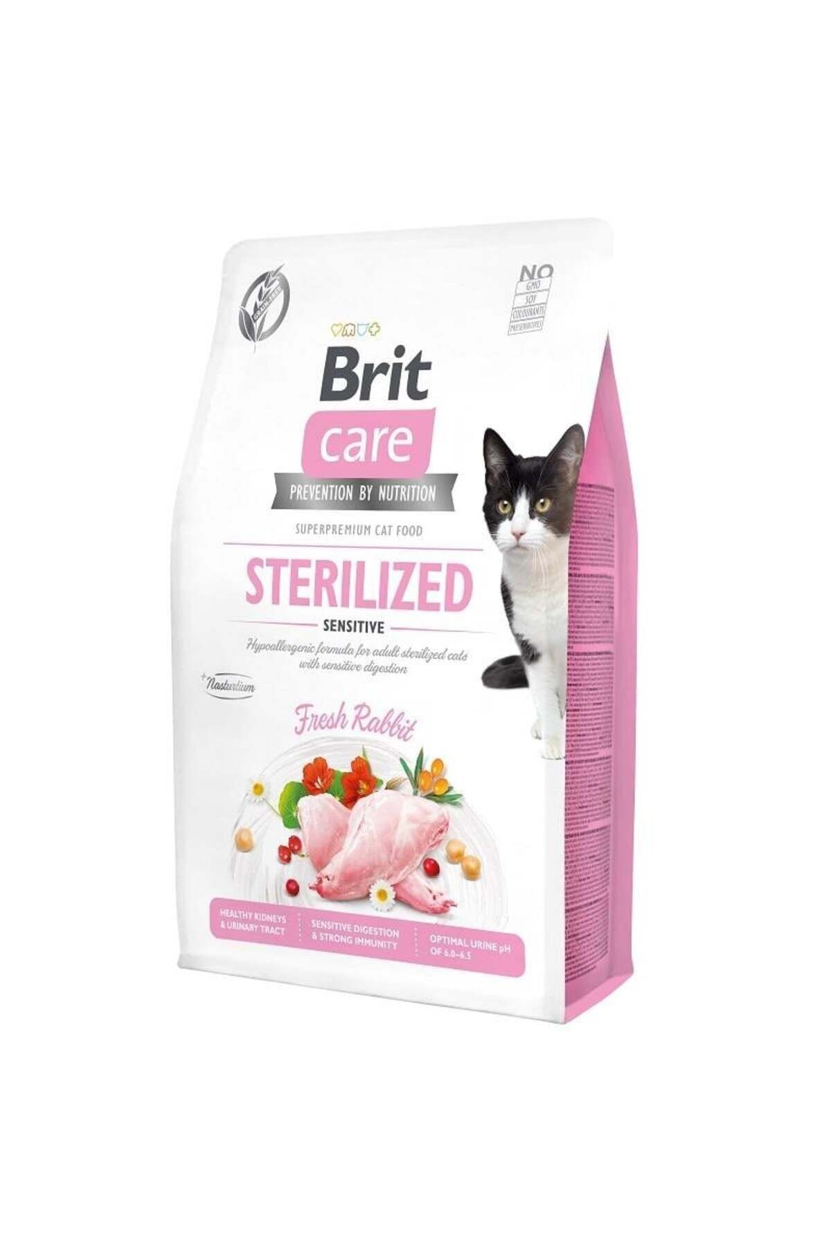 Brit Care Hypo-Allergenic Sensitive Tahılsız Tavşanlı Kısır Kedi Maması 2 Kg