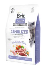 Brit Care Hypo-Allergenic Ördekli Hindili Tahılsız Kısır Kedi Maması 2 Kg