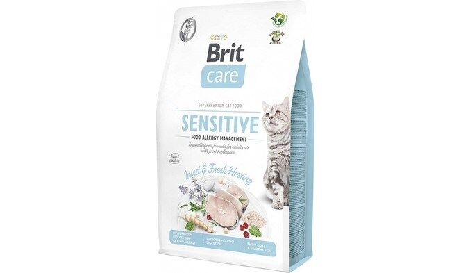 Brit Care Sensitive Hypo-Allergenic Böcek Proteinli Tahılsız Yetişkin Kedi Maması 2kg