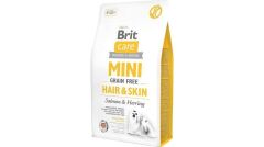 Brit Care Mini Hair Skin Somon Balıklı küçük Irk Köpek Maması 2 Kg