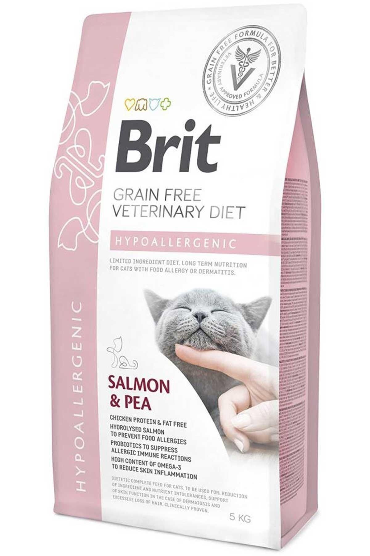 Brit Veterinary Diet Cilt Sağlığı Destekleyici Tahılsız Kedi Maması 5 Kg