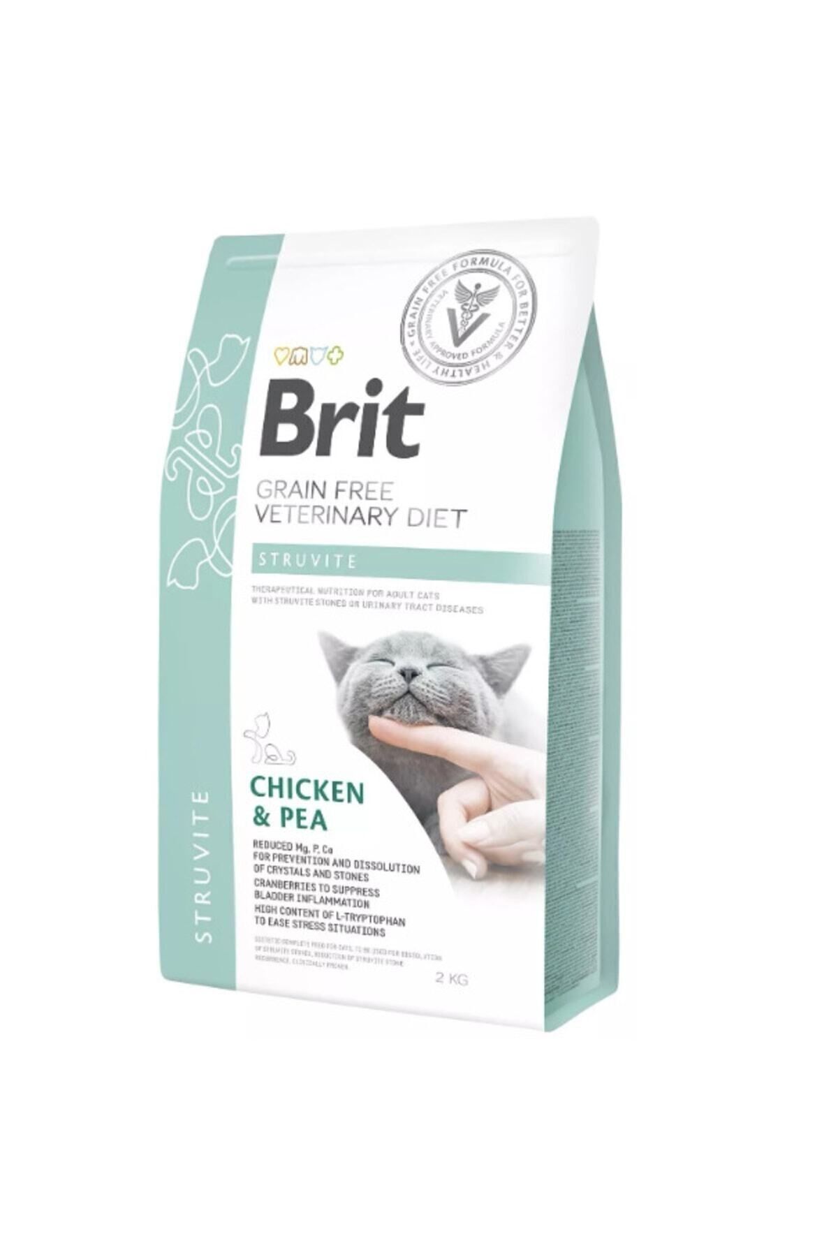 Brit Veterinary Diet Struvıte İdrar Yolu Sağlığı Destekleyici Tahılsız Kedi Maması 2 Kg