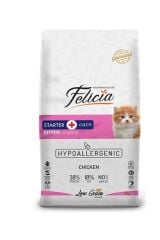 Felicia Düşük Tahıllı Hipoalerjenik Tavuklu Yavru Kedi Maması 12kg