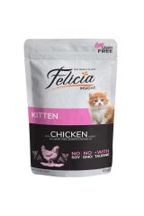 Felicia Pouch  Tahılsız 85 gr Yavru Tavuklu Yaş Kedi Maması