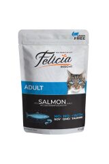 Felicia Pouch Tahılsız 85 gr Yetişkin Somonlu Yaş Kedi Maması