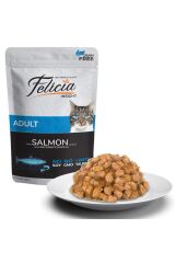 Felicia Pouch Tahılsız 85 gr Yetişkin Somonlu Yaş Kedi Maması
