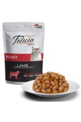 Felicia Pouch Tahılsız 85 gr Yetişkin Kuzu Etli Yaş Kedi Maması