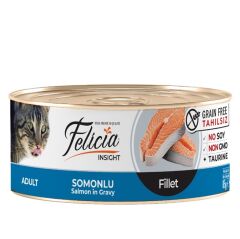 Felicia Tahılsız Somonlu Fileto Yaş Kedi Maması 85gr