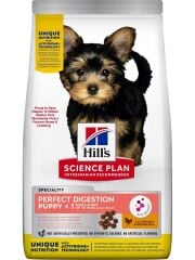 Hills Adult Perfect Digestion Tavuklu Sindirim Destekleyici Mini Yetişkin Köpek Maması 3Kg