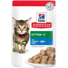 Hills Kitten Okyanus Balıklı Pouch Yavru Kedi Konservesi 85 Gr