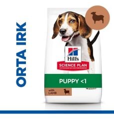 Hill's Medium Puppy Lamb Kuzu Etli Orta Irk Yavru Köpek Maması 2,5 Kg