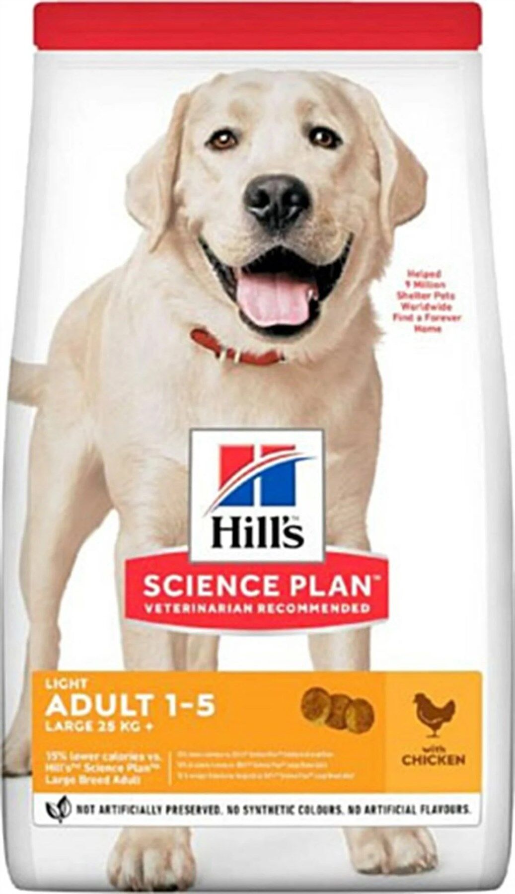 Hill's Light Large Breed Tavuklu Büyük Irk Yetişkin Köpek Maması 14 Kg