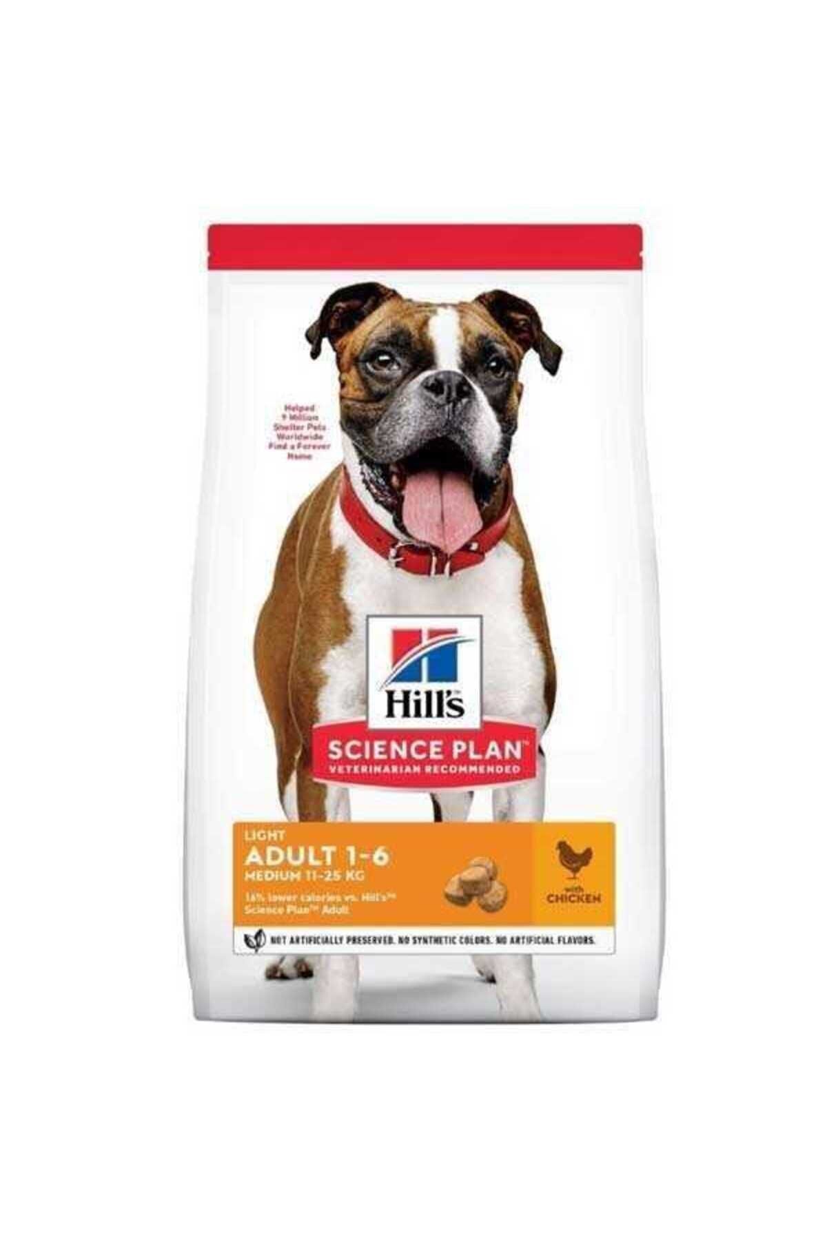 Hills Medium Adult Light Tavuklu Orta Irk Yetişkin Köpek Maması 14 KG