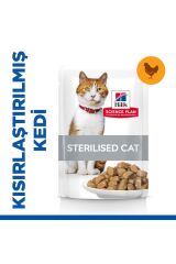 Hills Sterilised Tavuklu Pouch Kısırlaştırılmış Konserve Kedi Maması 85 Gr