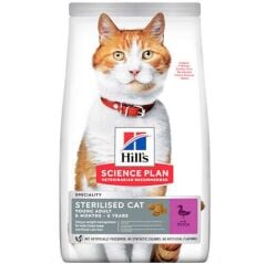 Hill's Sterilised Young Ördekli Kısırlaştırılmış Kuru Kedi Maması 1.5 Kg