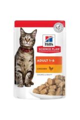 Hills Adult Tavuklu Pouch Yetişkin Konserve Kedi Maması 85 Gr