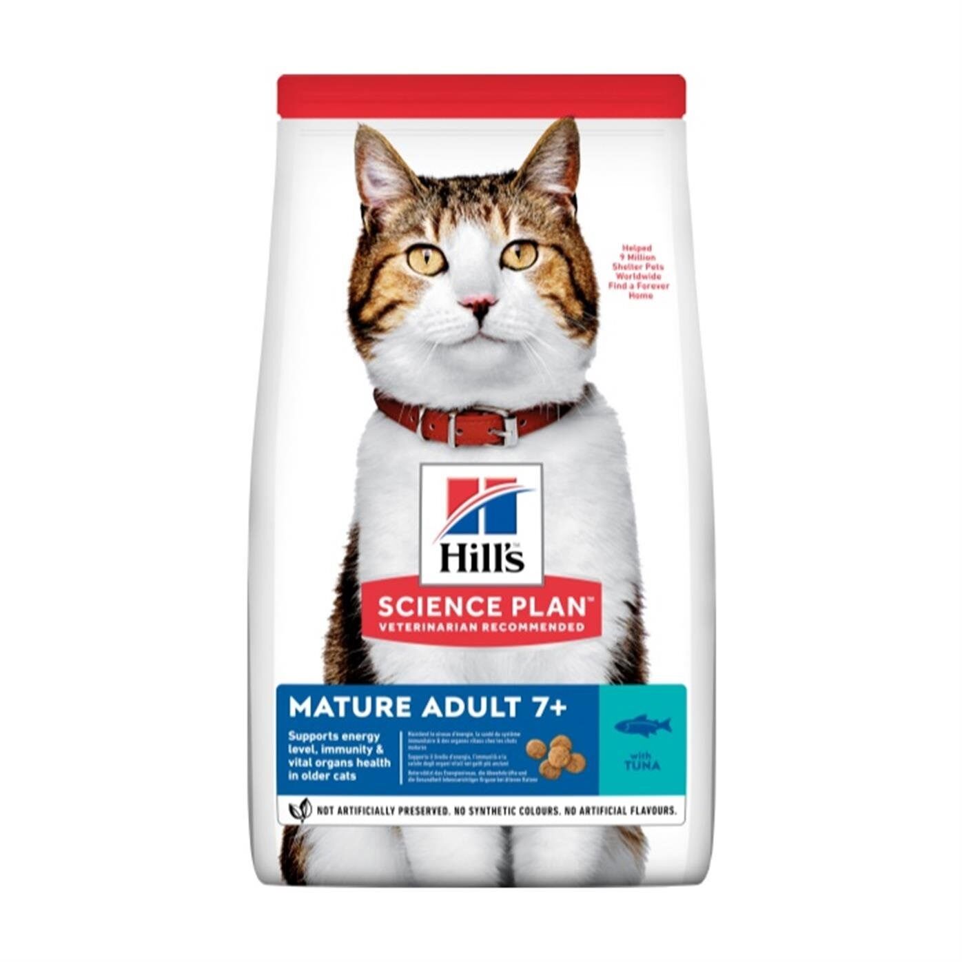 Hills Tuna Balıklı Yaşlı Kedi Maması +7 1,5 KG