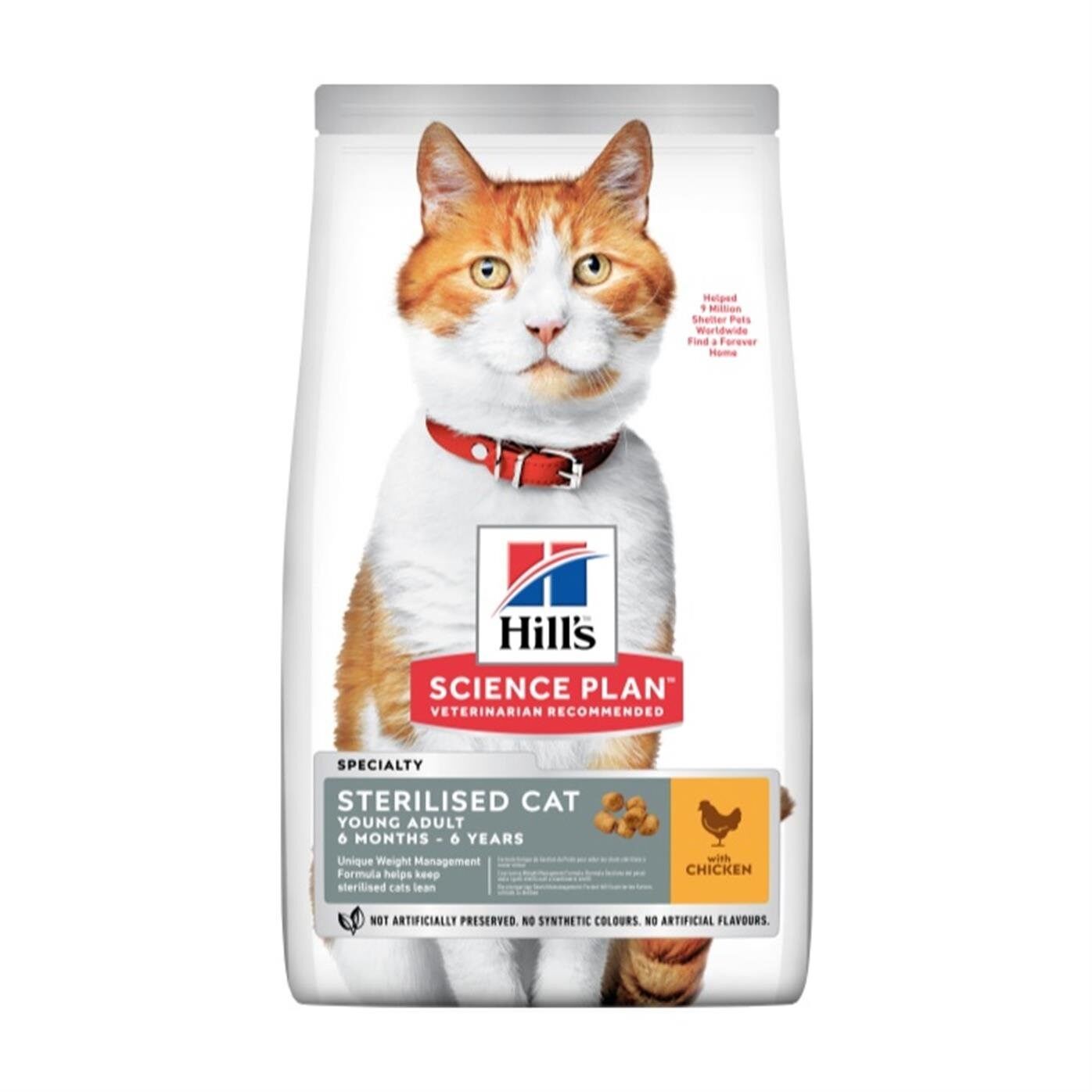 Hills Young Sterilised Tavuklu Kısırlaştırılmış Kedi Maması 10 Kg