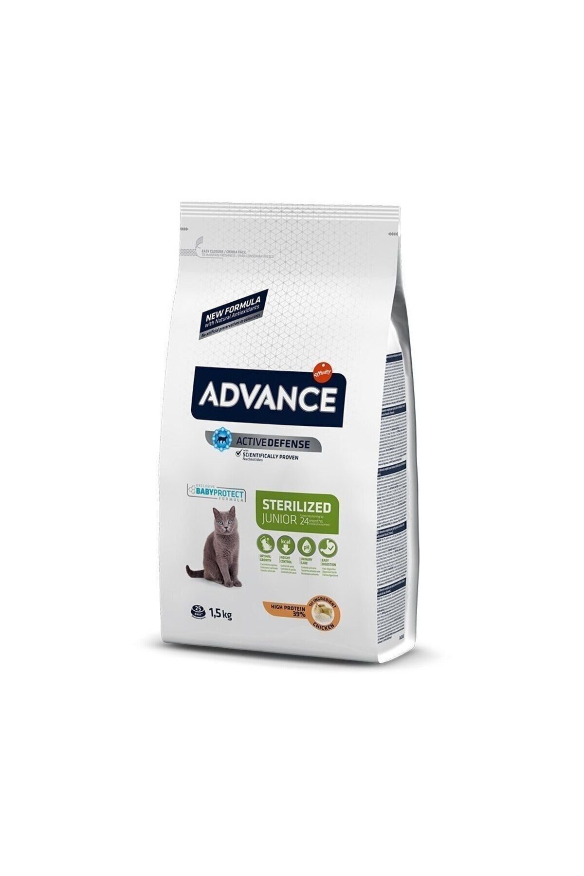 Advance Young Sterilised Tavuklu  Kısırlaştırılmış Kuru Kedi Maması 1.5 Kg