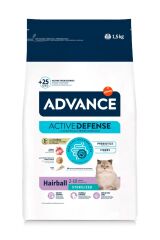 Advance Sterilized Hairball Hindili Kısır Kedi Maması 1,5 Kg
