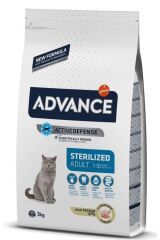 Advance Sterilised Hindili Kısırlaştırılmış Kedi Maması 3 Kg