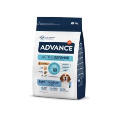 Advance Light Tavuklu ve Pirinçli Orta Irk Yetişkin Köpek Maması 3 Kg