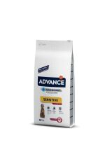Advance Sensitive Kuzu Etli Orta Irk Yetişkin Kuru Köpek Maması 12 Kg