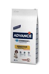 Advance Sensitive Medium Maxi Somonlu Hassas Orta Büyük Irk Yetişkin Köpek Maması 12 Kg