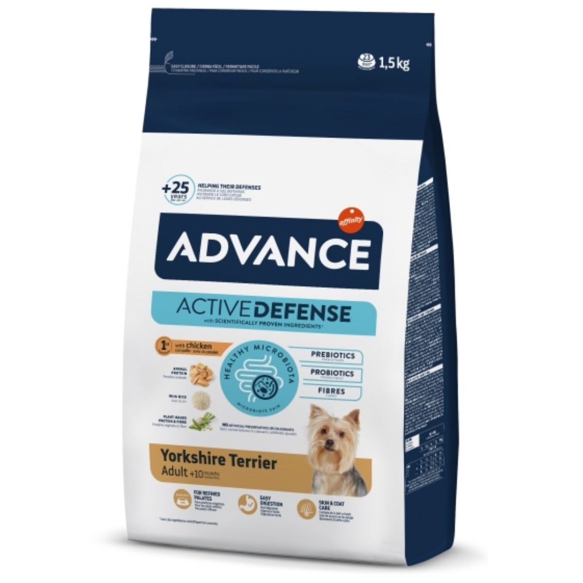 Advance Yorkshire Terrier Adoult Yetikin Kuru Köpek Maması 1,5 Kg