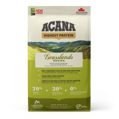 Acana Grasslands Tahılsız Kuzu Eti Ördek ve Balıklı Yetişkin Köpek Maması 11,4 Kg