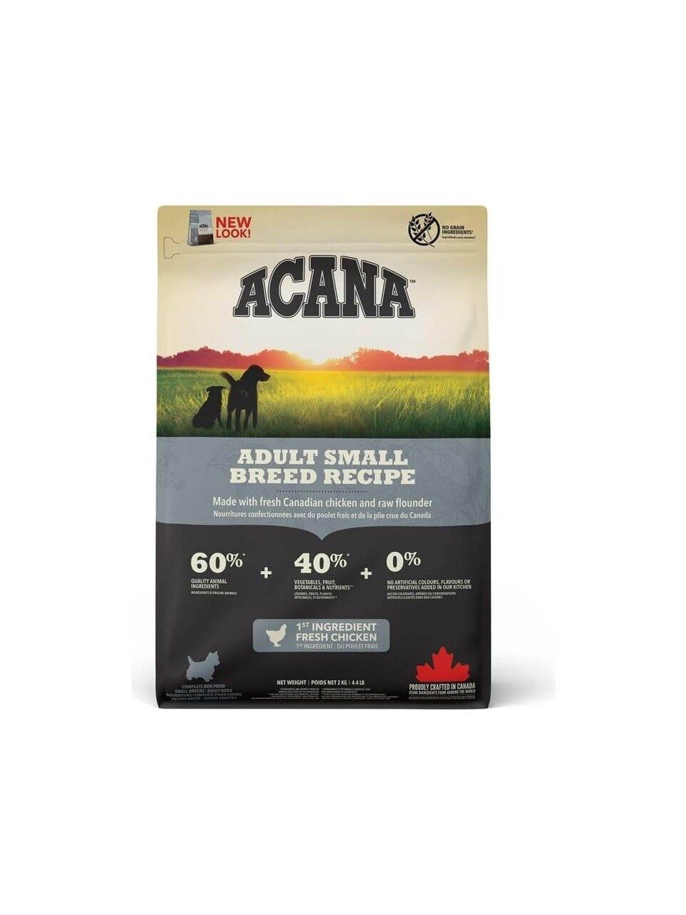 Acana  HRT Adult Small Breed  Tahılsız Tavuklu Balıklı Küçük Irk Yetişkin Köpek Maması 2 Kg