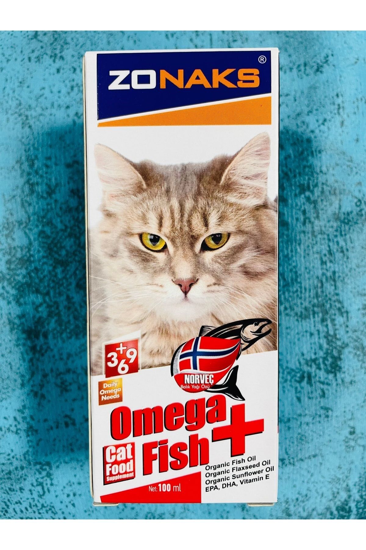 Zonaks Omega Kedi İçin Balık Yağı 100 Ml