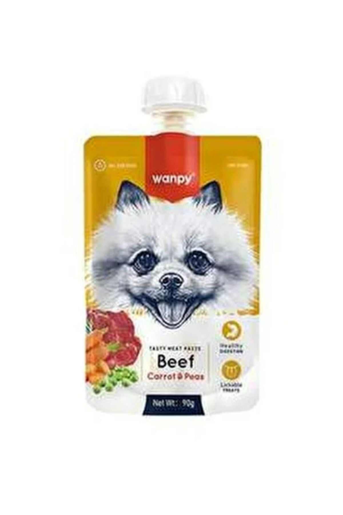 Wanpy Taze Sığır Etli Havuçlu Köpek Et Ezmesi 90 Gr(203573)