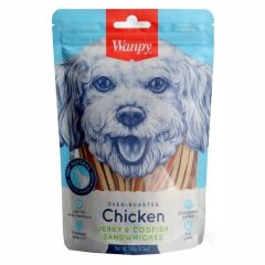 Wanpy Tavuklu&Morina Sandwich  Balıklı Köpek Ödülü 100 gr