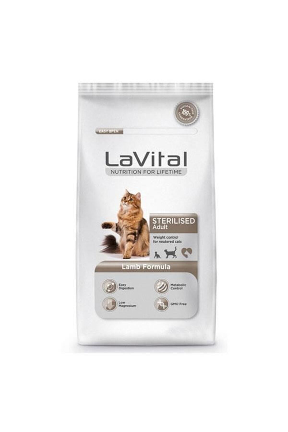 Lavital Sterilised Kuzu Etli Kısırlaştırılmış Kedi Maması 12 Kg
