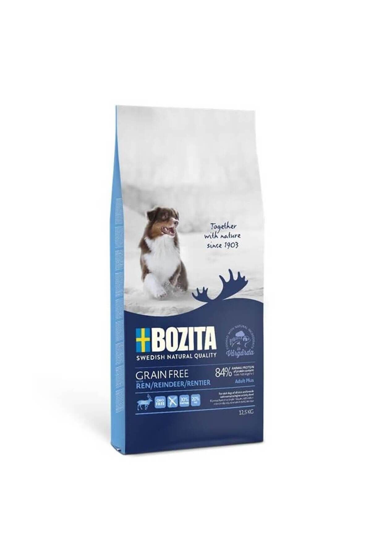 Bozita Grain Free Reindeer Geyikli Yetişkin Köpek Maması 12,5Kg