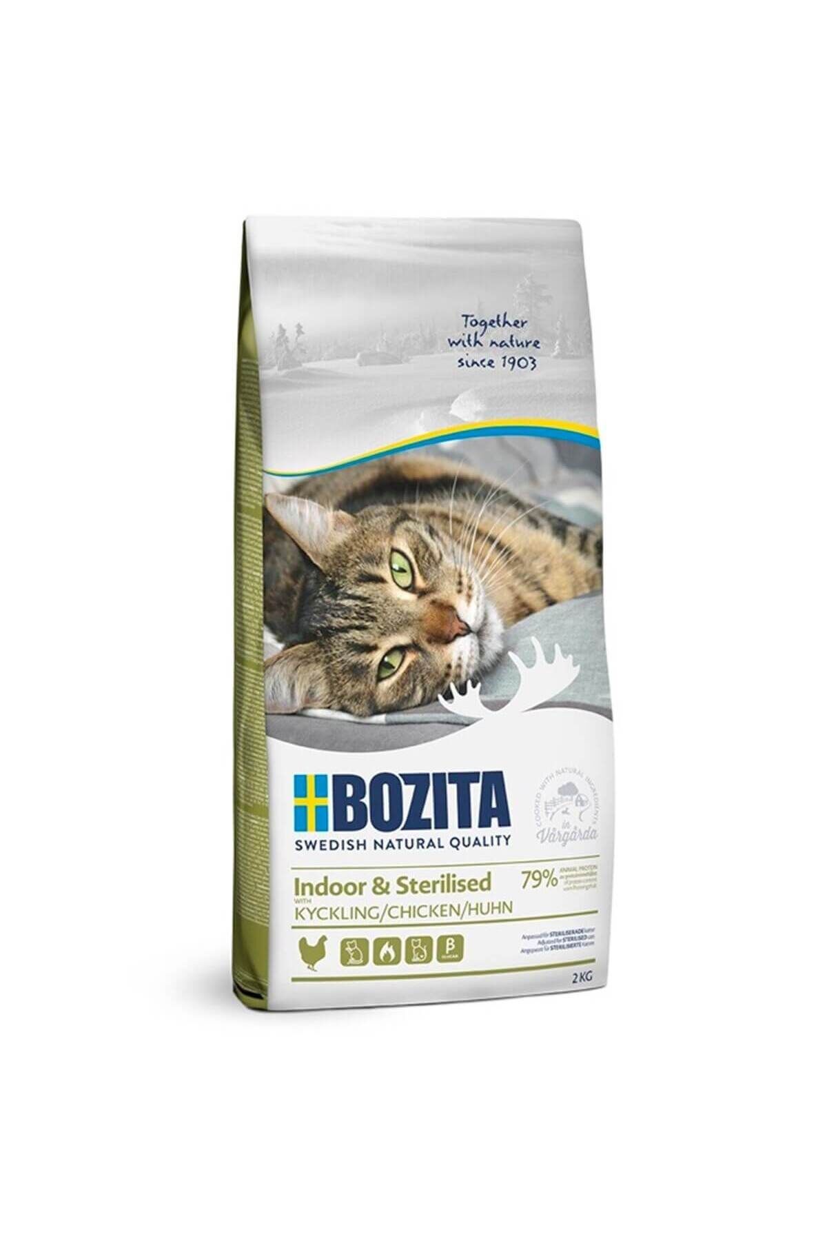 Bozita Indoor Tavuklu Kısırlaştırılmış Yetişkin Kedi Mamasi 2 Kg