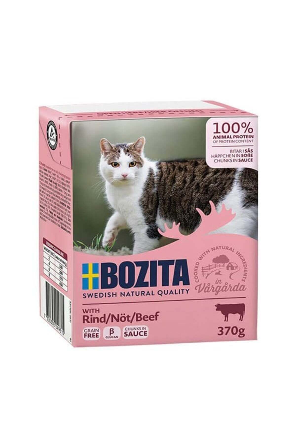 Bozita Tetra Jöleli Parçalı Sığır Etli Yaş Kedi Maması 370 Gr