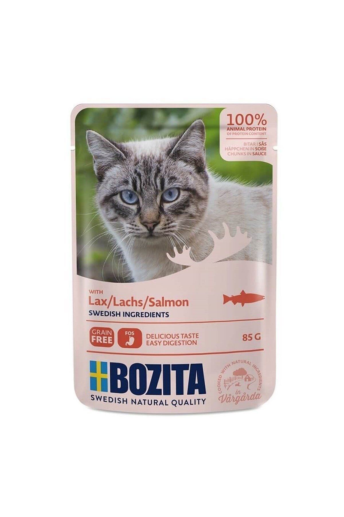Bozita Yetişkin Jelly Somonlu Kedi Yaş Maması 85 Gr