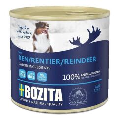 Bozita Tahılsız Ren Geyiği Etli Yetişkin Köpek Konservesi 625 Gr